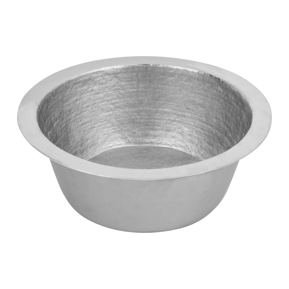 14 Undermount Round Terra Firma Thick Nickel Plated Prep Sink