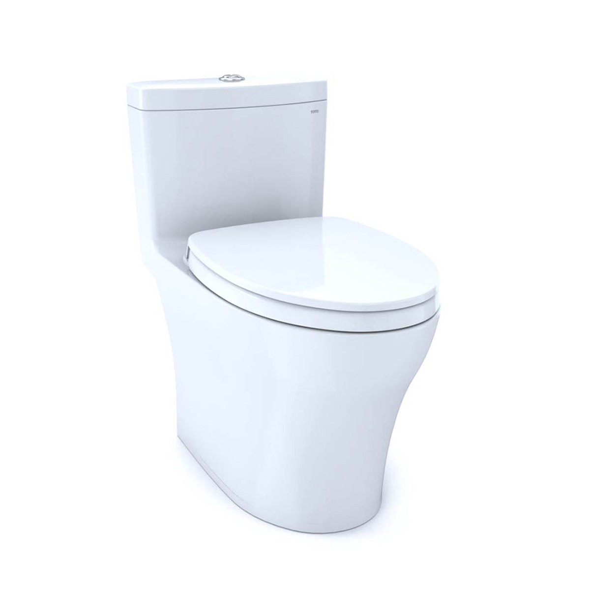 Aquia IV Elongated Complete Dual Flush One Piece Toilet - Floor Mount - 16 Vitreous ChinaCotton