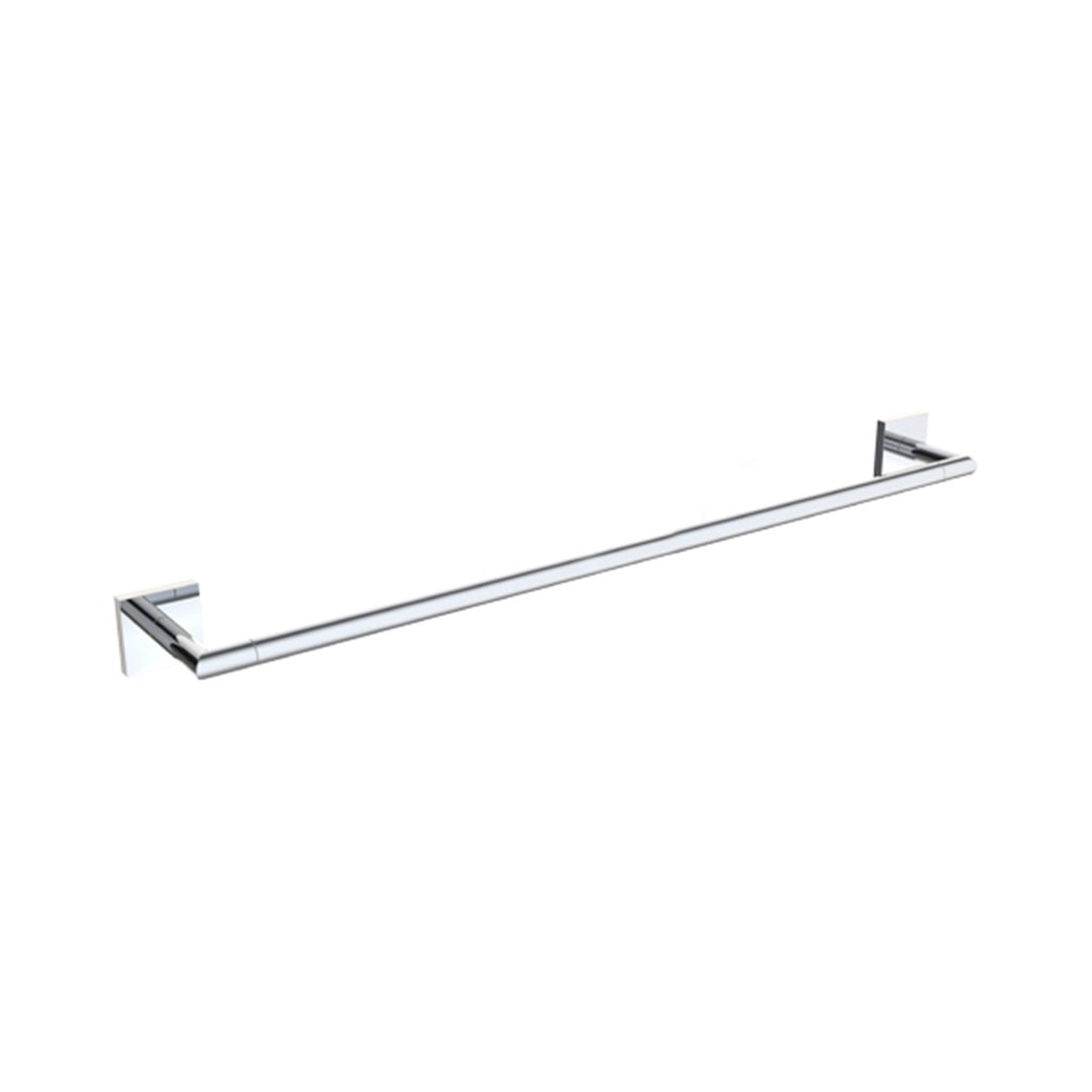 Atlanta Single Towel Bar - Wall Mount - 24 ZincPolished Chrome