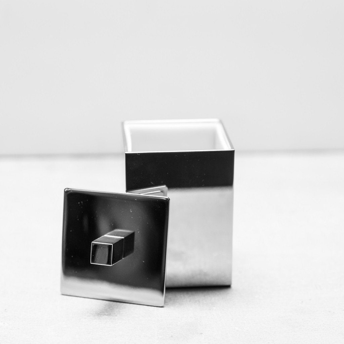 Cubic Multipurpose Box - Free Standing - 4 BrassPolished Chrome