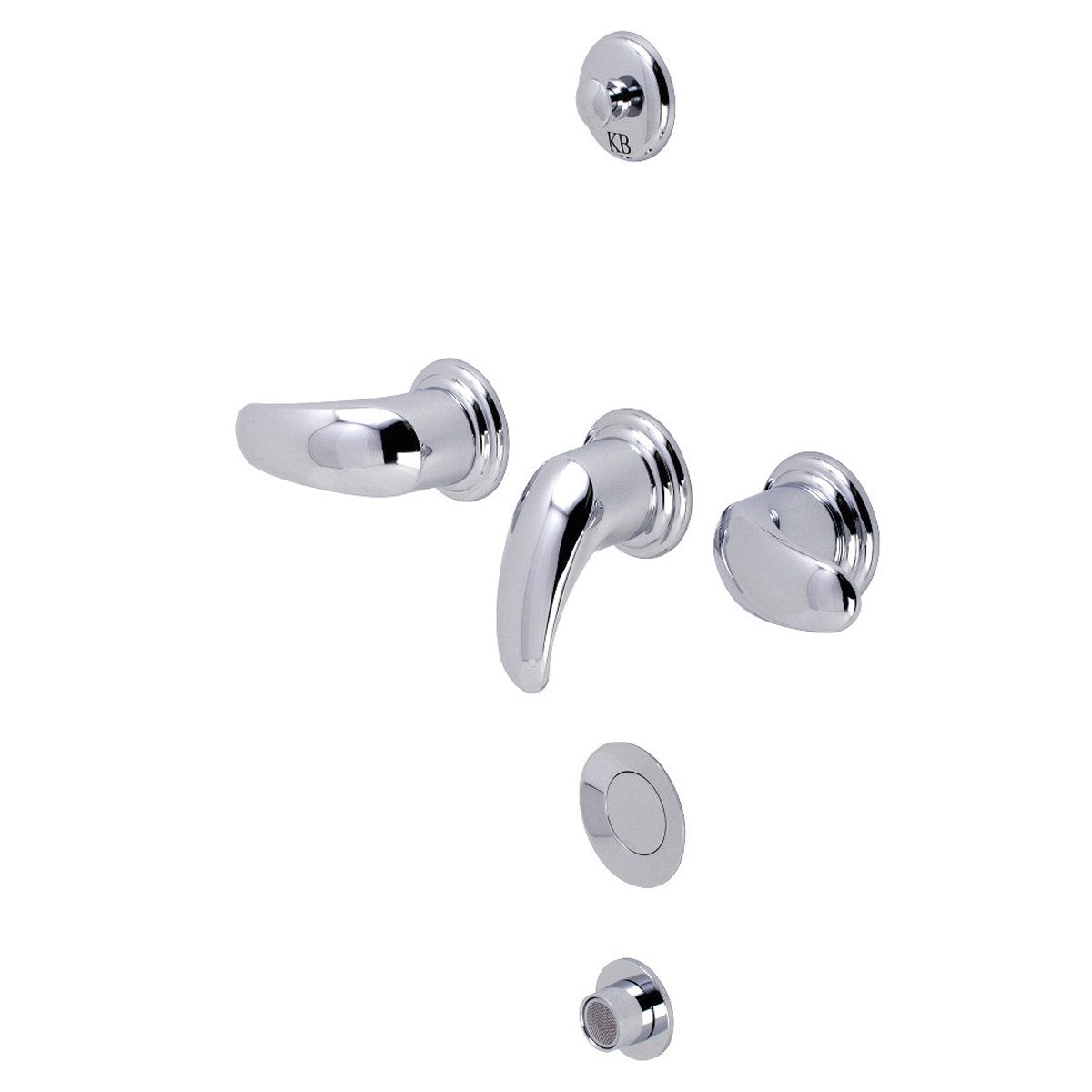 Kingston Brass 3-Handle Bidet Faucet