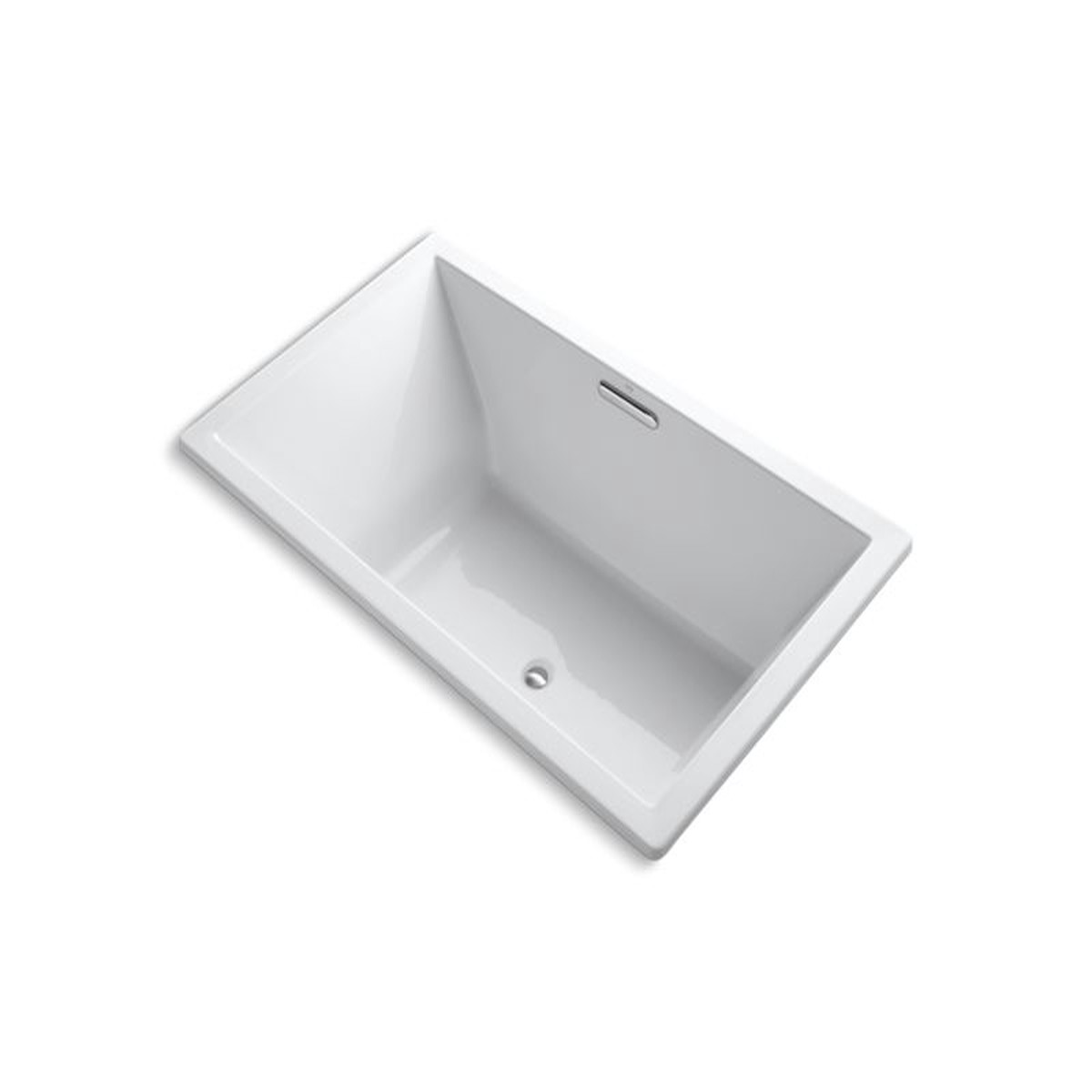 KOHLER K-1174-VB Underscore 72 x 42 drop-in VibrAcoustic bath with center drain