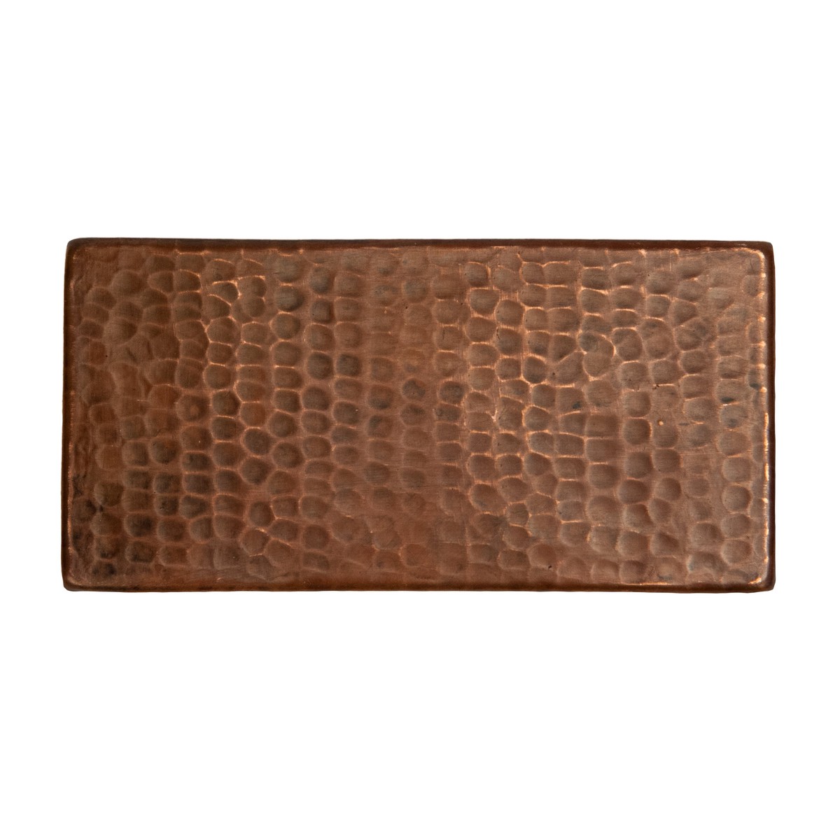Premier Copper Products 3 x 6 Hammered Copper Tile - Quantity 8