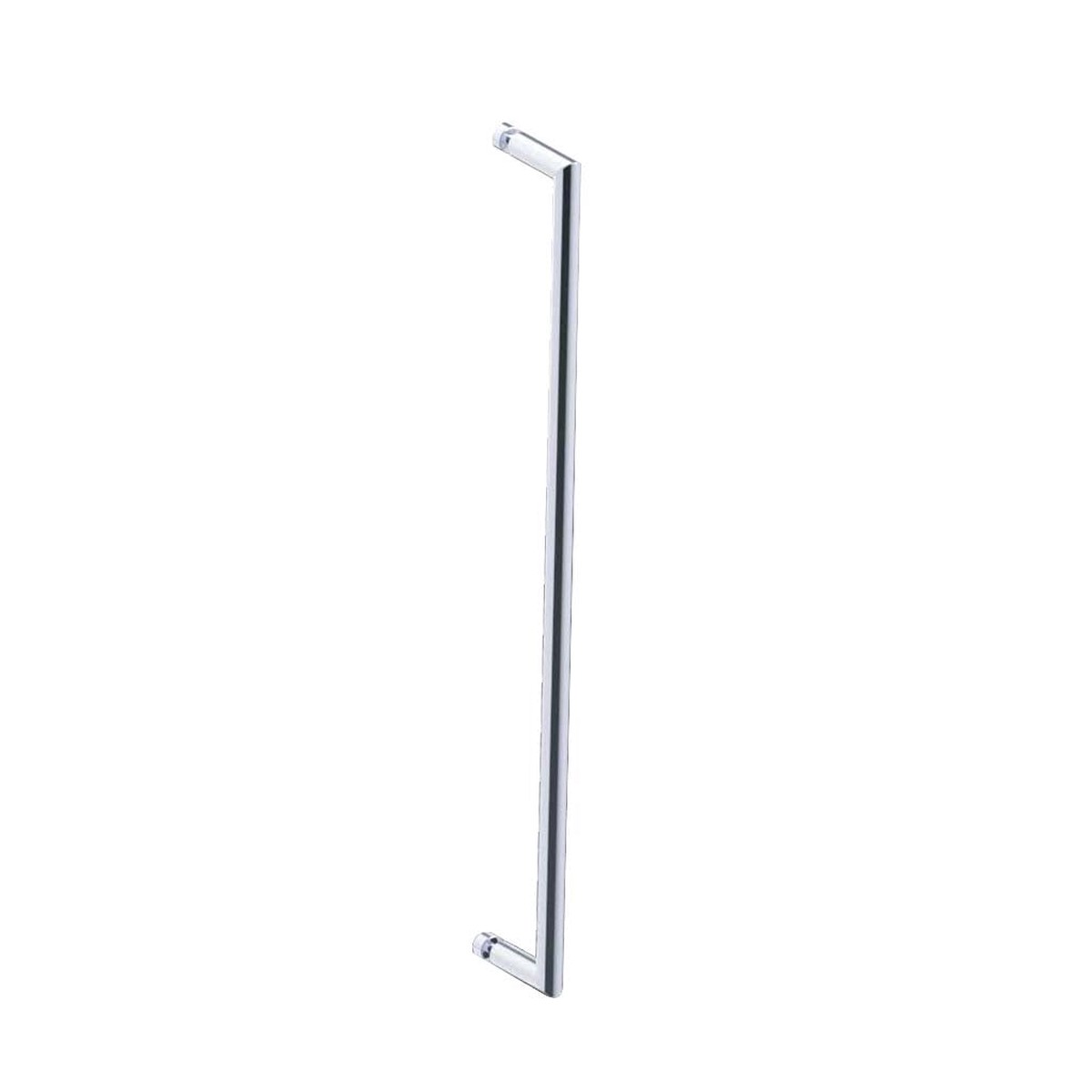 Seville Single Shower Door Handle - Door Mount - 24 BrassPolished Chrome