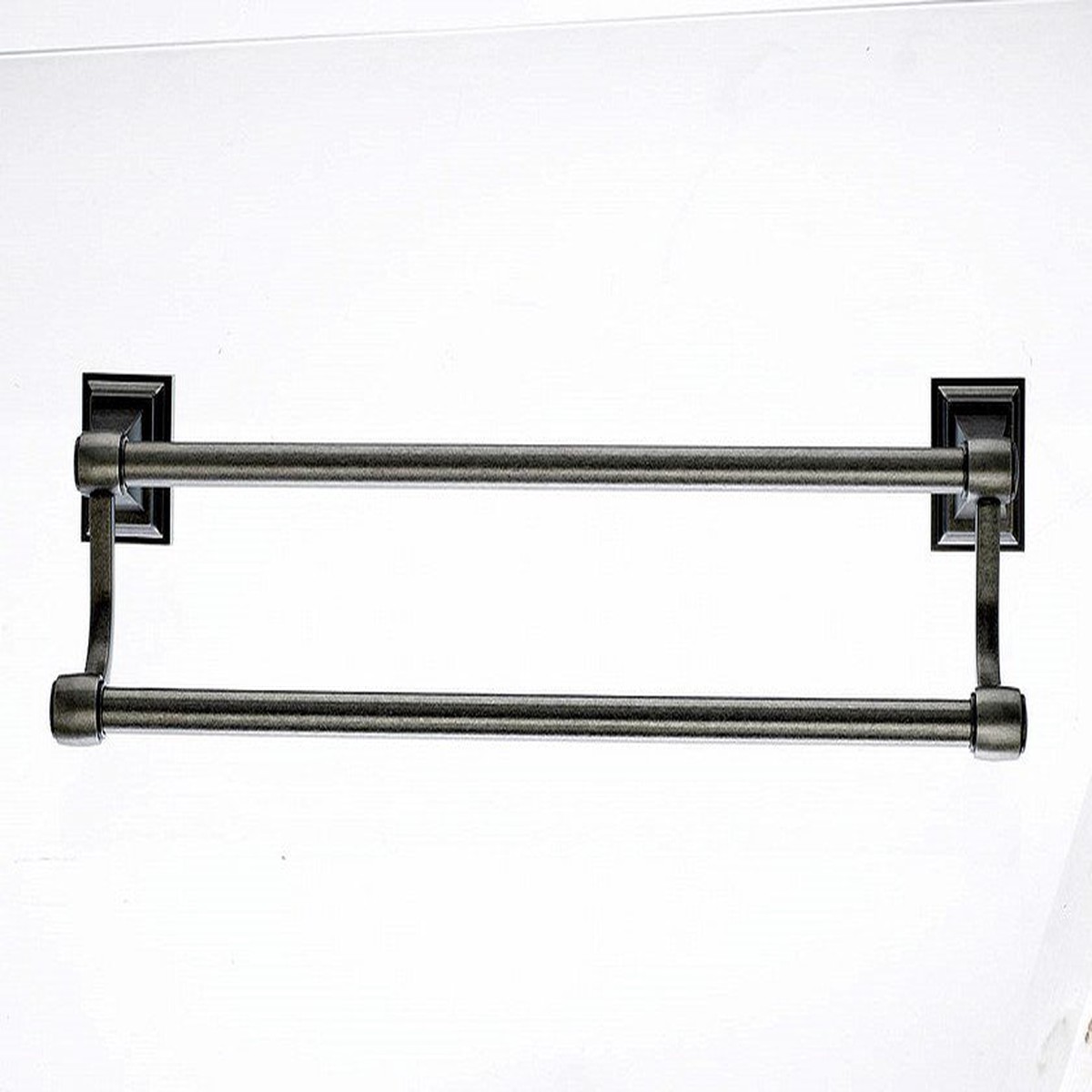 Topknobs STK7AP 18 Double Towel Bar in Antique Pewter