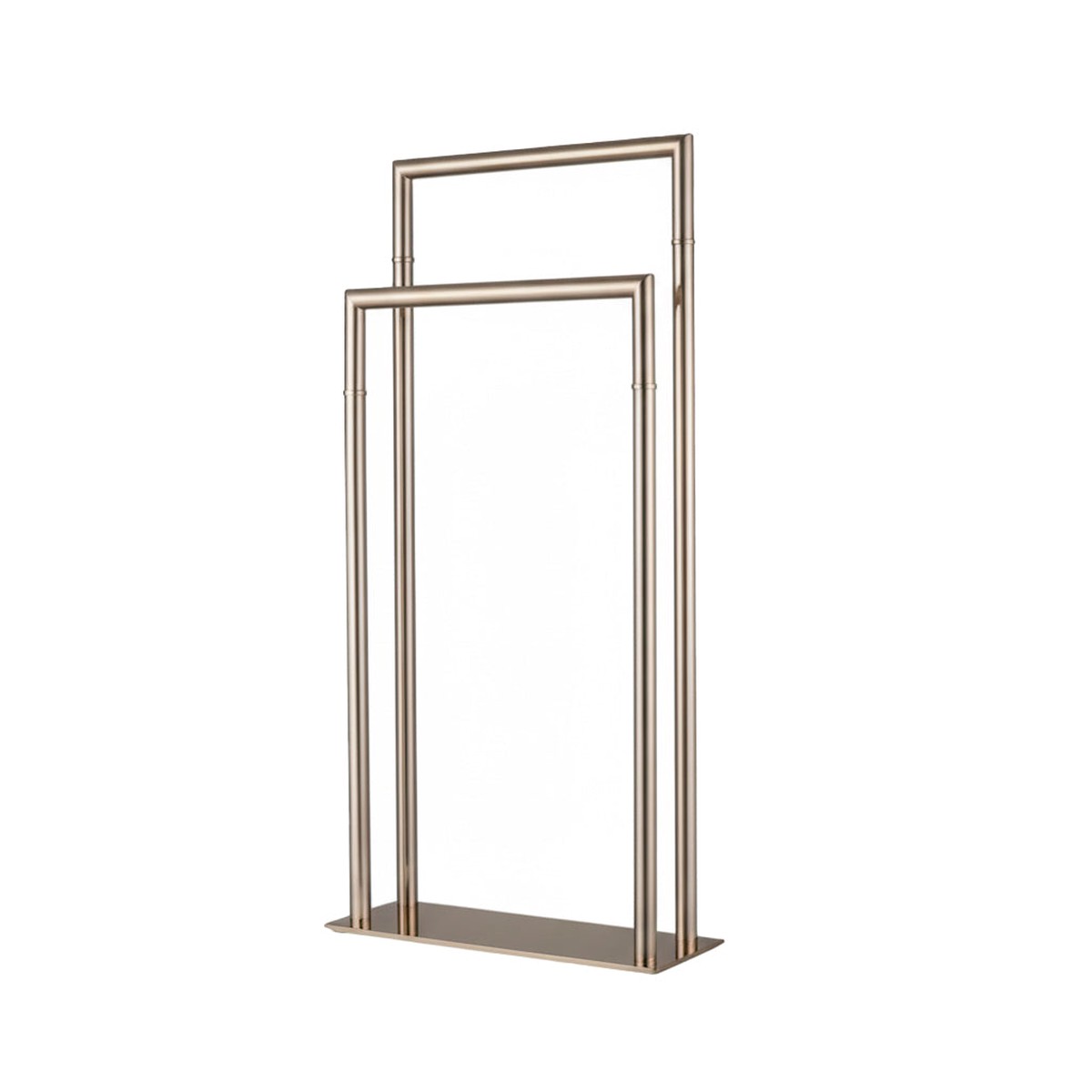 Zurich Double Towel Bar - Free Standing - 33 BrassBrushed Nickel