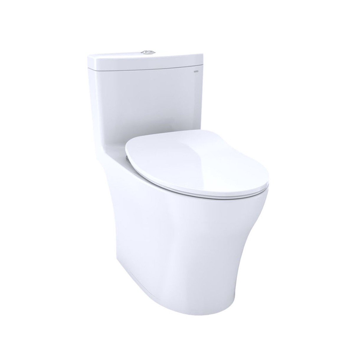 Aquia IV Elongated Complete One Piece Toilet - Floor Mount - 16 Vitreous ChinaCotton
