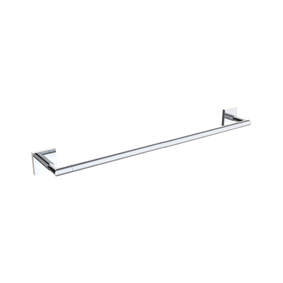 Atlanta Single Towel Bar - Wall Mount - 18 ZincPolished Chrome