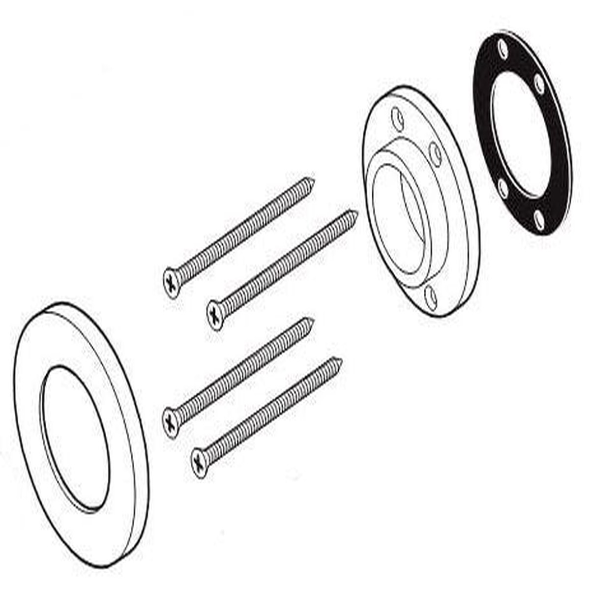 Brizo Traditional RP61197MW Mounting Kit - Wall-Mount