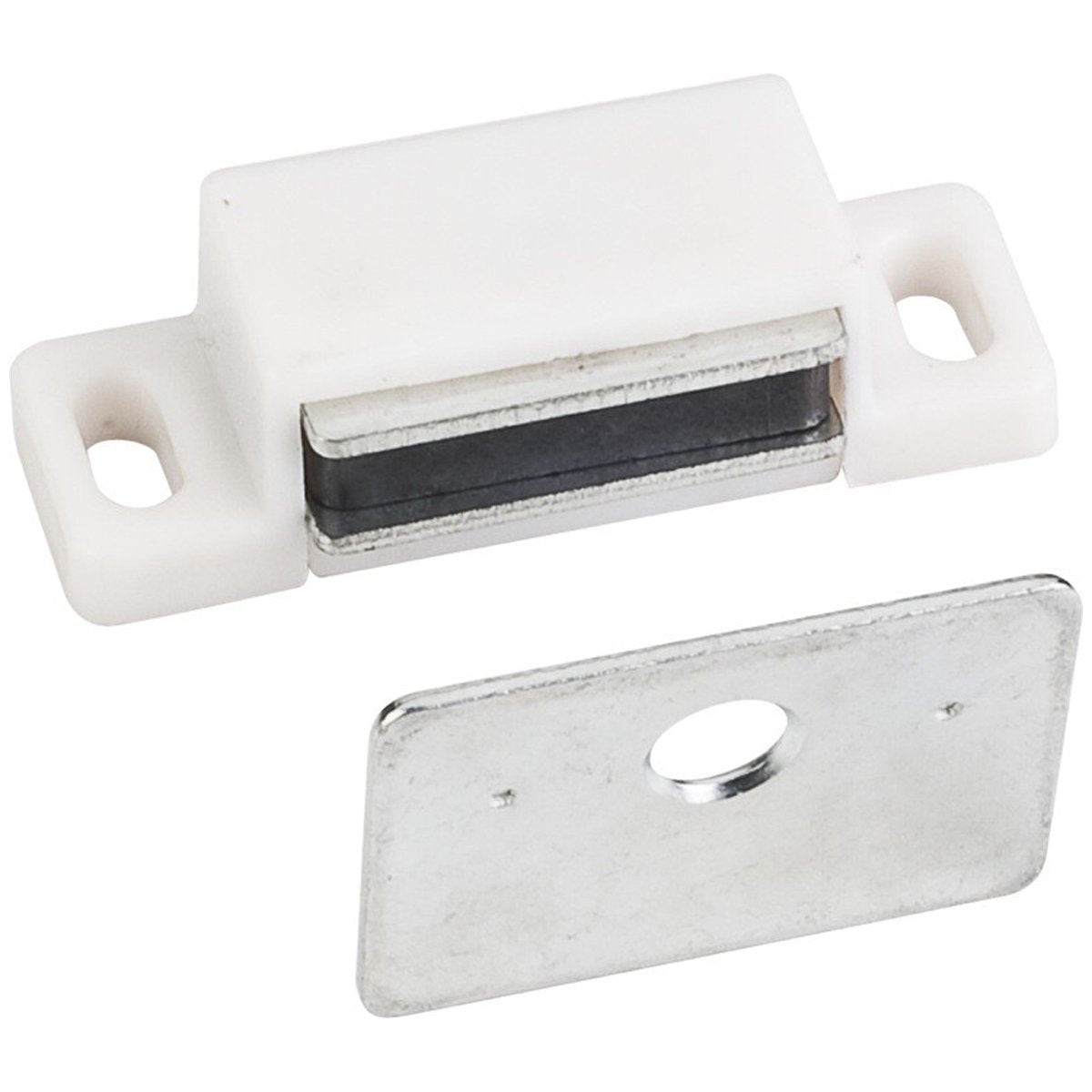 Hardware Resources 15 lb Single Magnetic Catch with Strike and Screws