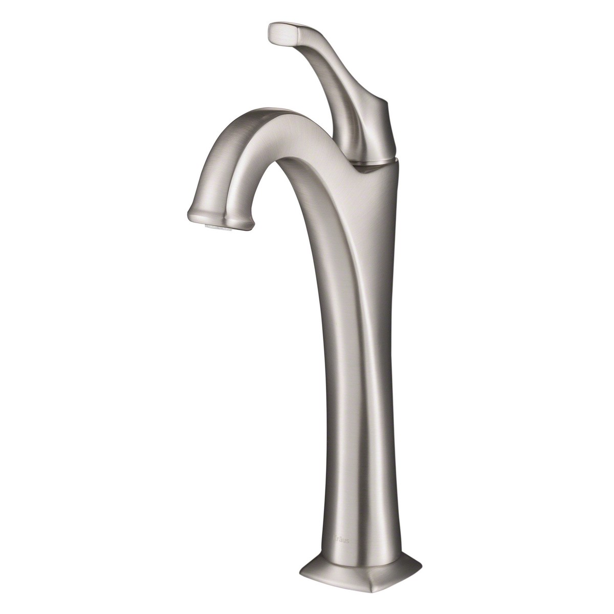 KRAUS Arlo Single Handle Vessel Bathroom Faucet in Stainless Steel