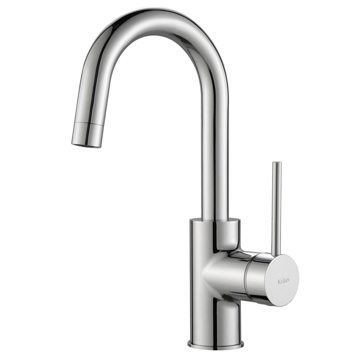 KRAUS Oletto Single Lever Kitchen Bar Faucet in Chrome