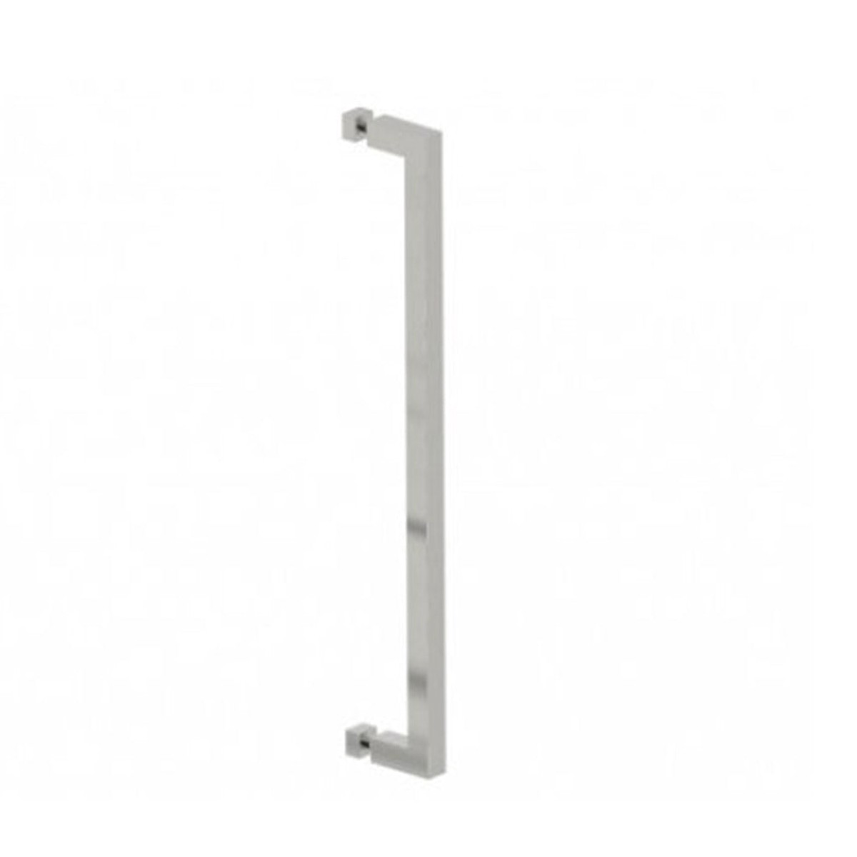 London Single Glass Shower Door Handle - Door Mount - 18 BrassPolished Nickel