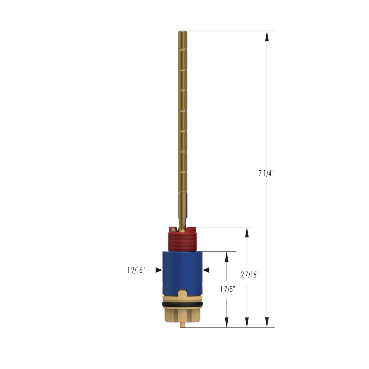 Pressure Balance Valve Cartridge (From 2013 to 2016) 1-166