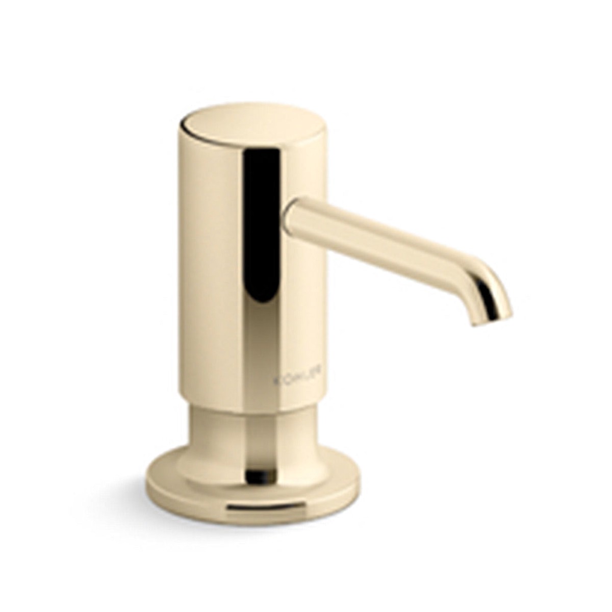 Purist Round Soap Dispenser - Free Standing - 2 BrassFrench Gold