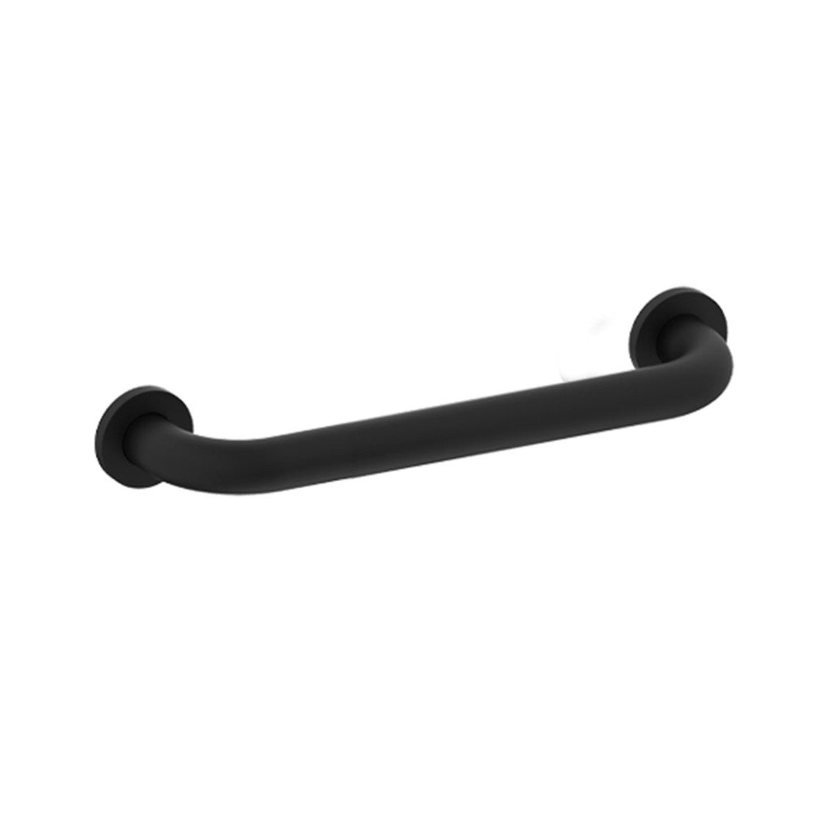 Series 4 Round Grab Bar - Wall Mount - 24 ZincStainless SteelMatt Black