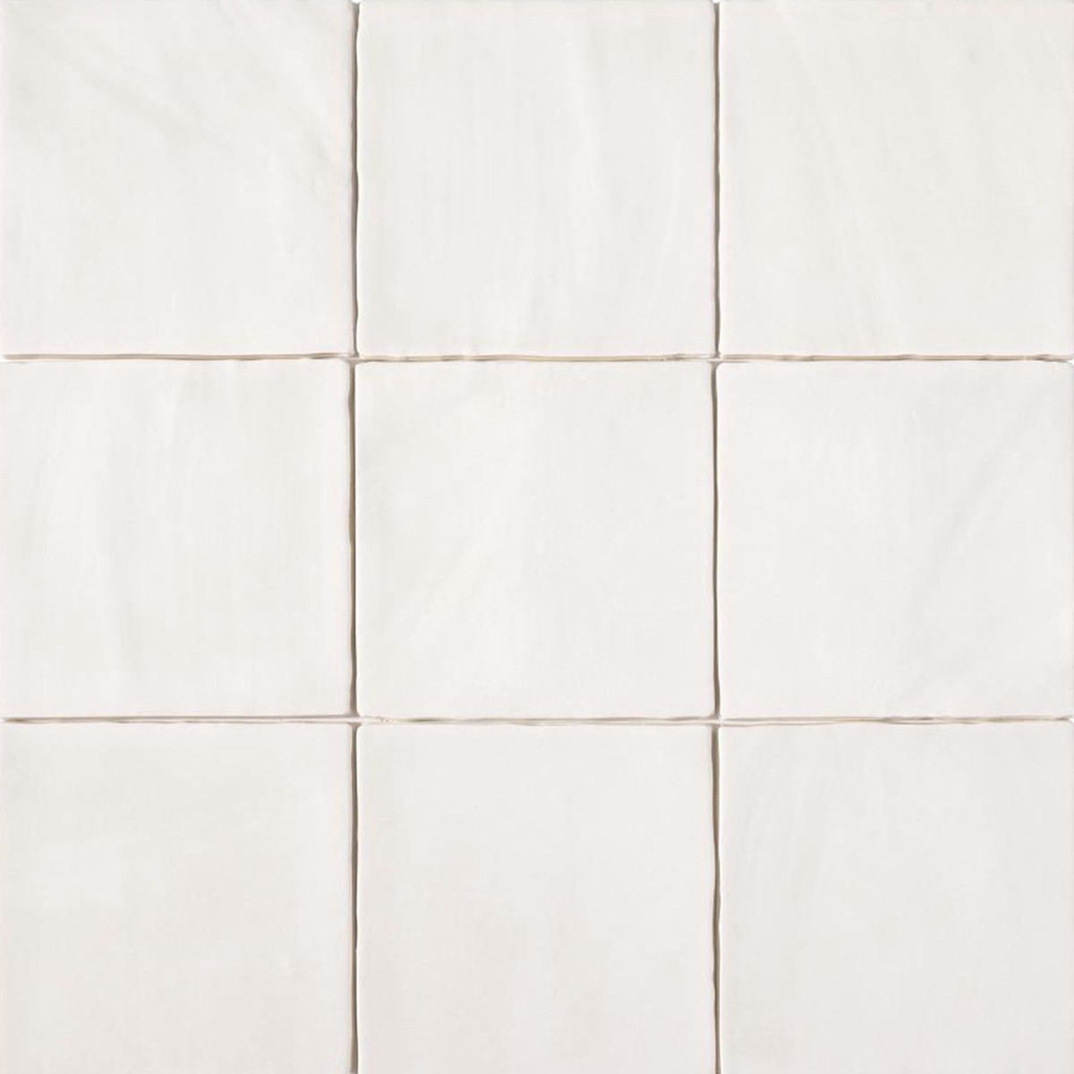 Tabarca Wall Tile - Wall Mount - 59 x 59 CeramicMatt White
