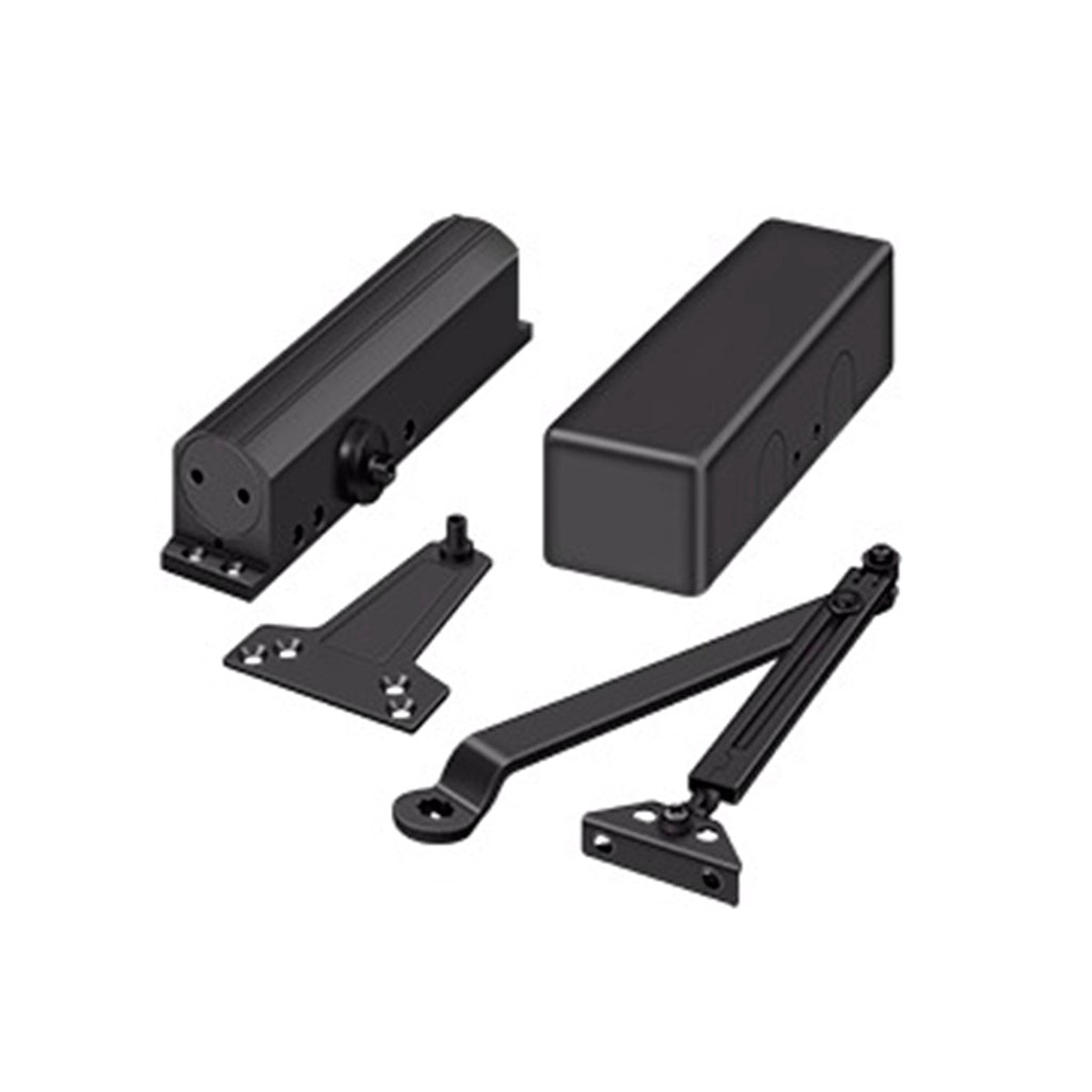 Universal Door Closer - Door Mount - 11 AluminumDuro