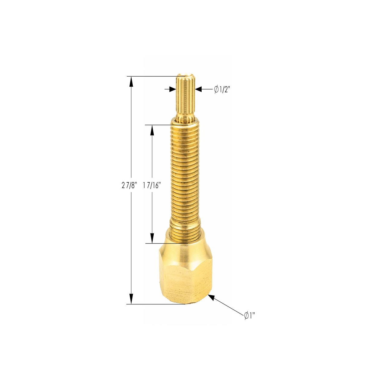 1-12 Deck Valve Extension DSK1