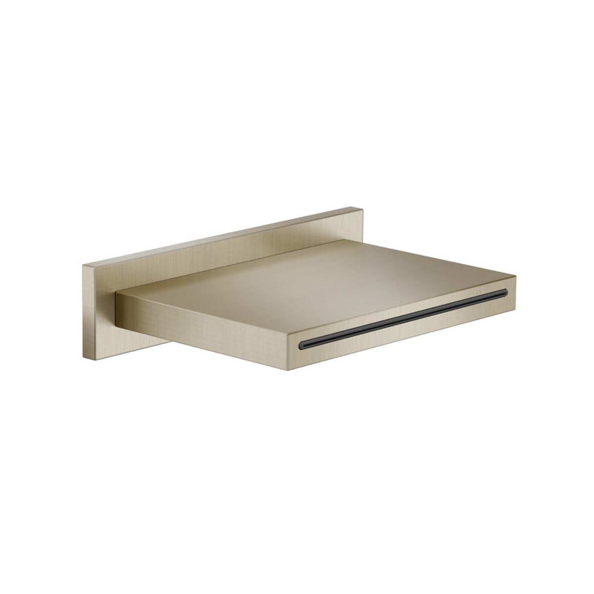 Cascade Waterfall Tub Spout - Wall Mount - 10 Stainless SteelBrushed Nickel