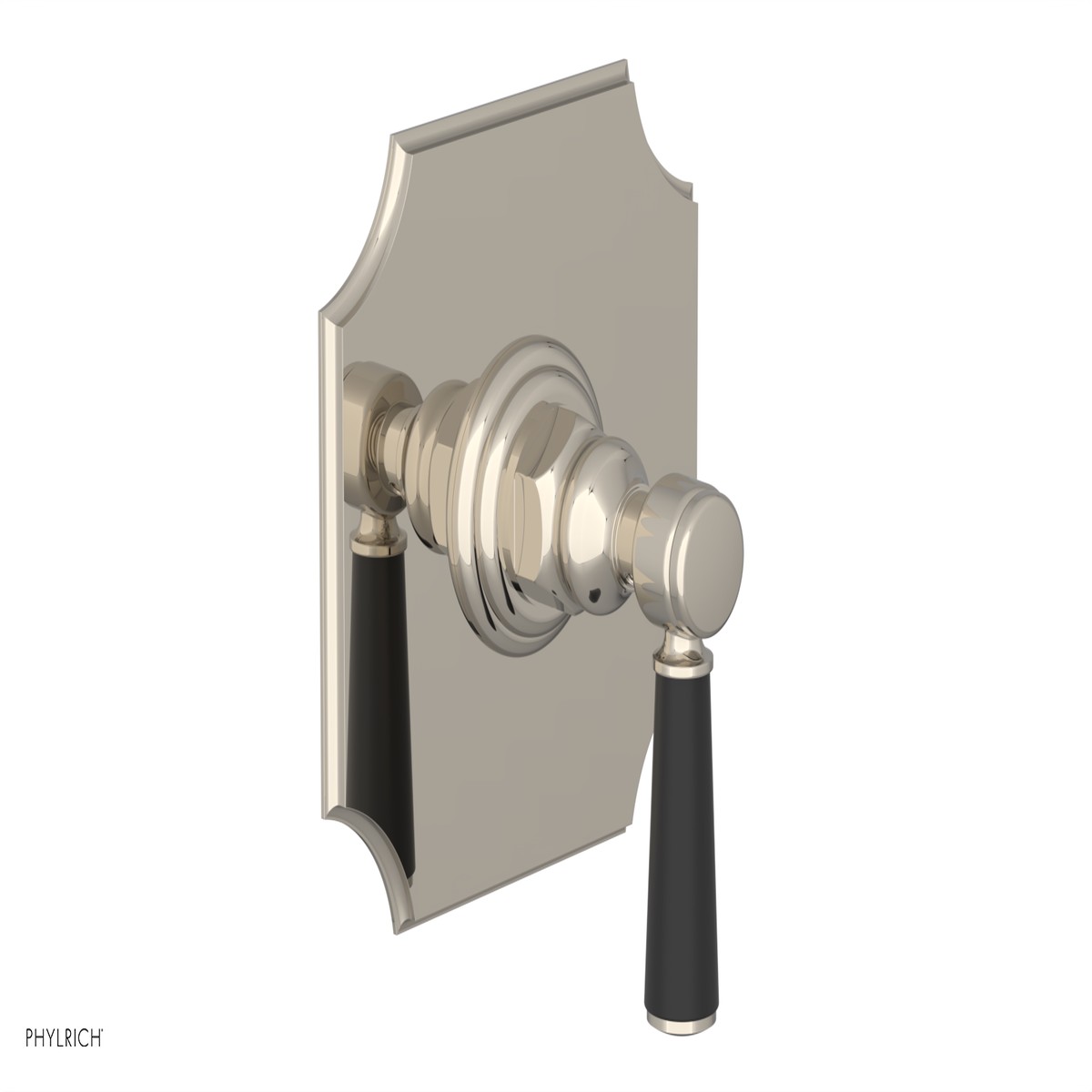 HENRI 12 Mini Thermostatic Shower Trim - Satin Black Handle 4-158