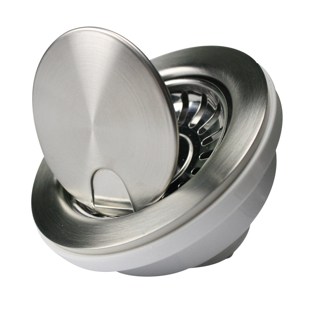Nantucket Sinks NS35LCC Flip Top Crumb Cup-Inch Kitchen Drain
