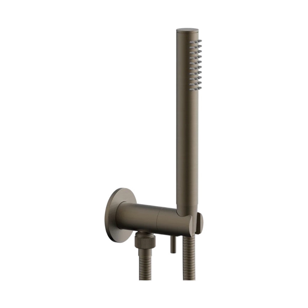 Basic Ii Round Volume Control Hand Shower Set - Wall Mount - 9 BrassArchitectural Bronze