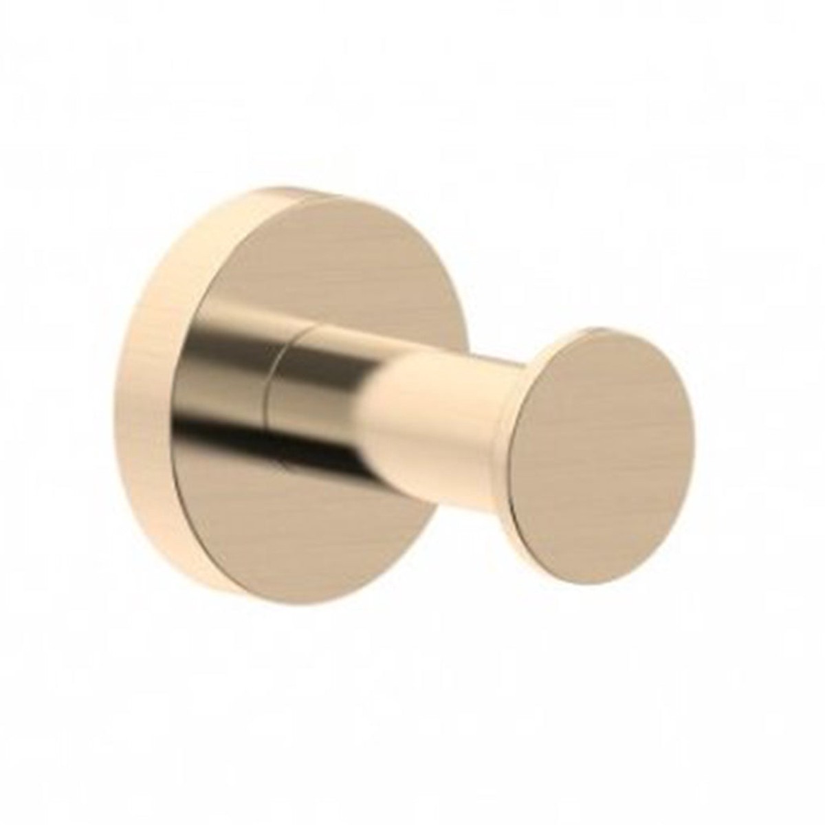 Circo Single Hook - Wall Mount - 2 BrassBrushed Brass