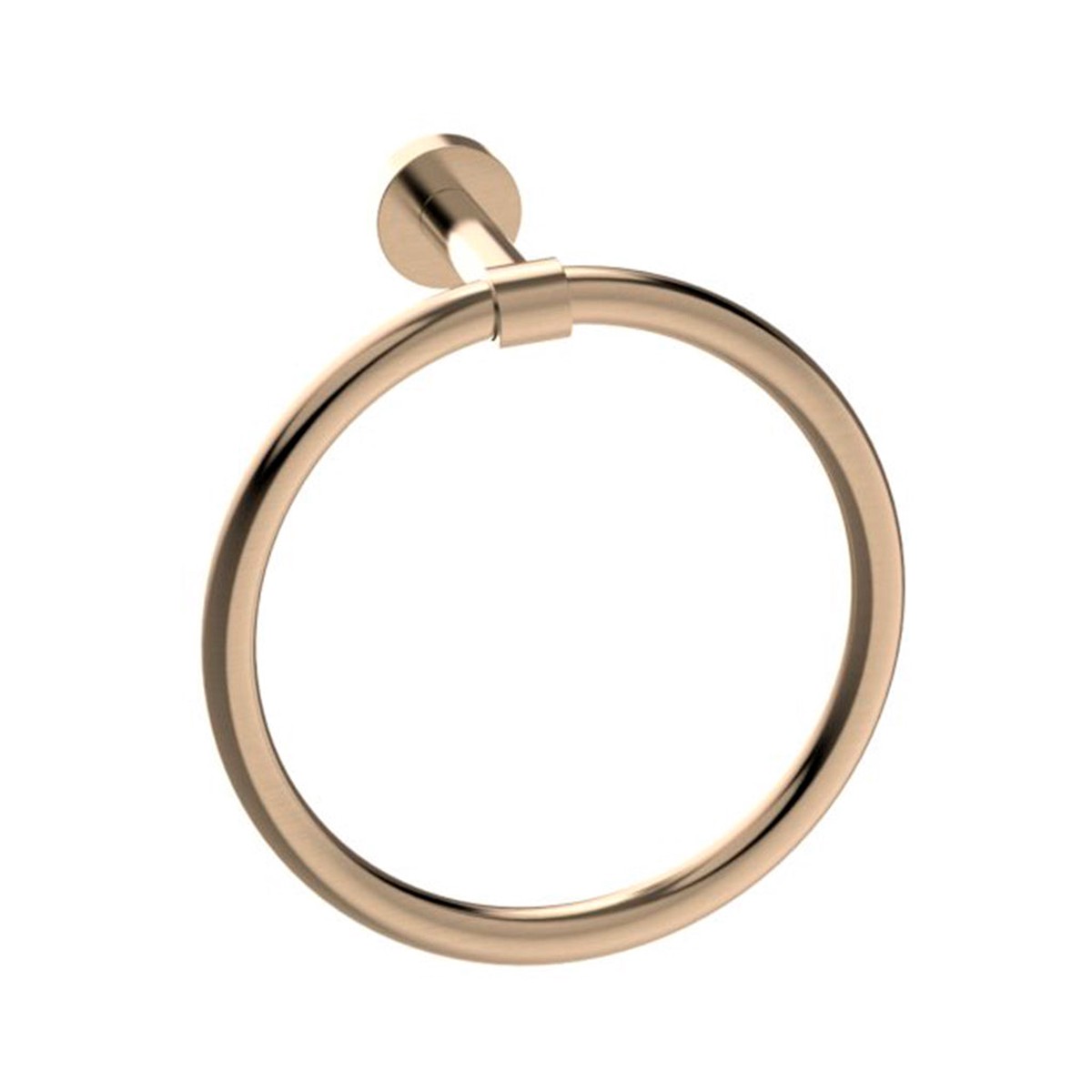 Oslo Towel Ring - Wall Mount - 8 BrassProsecco Bronze