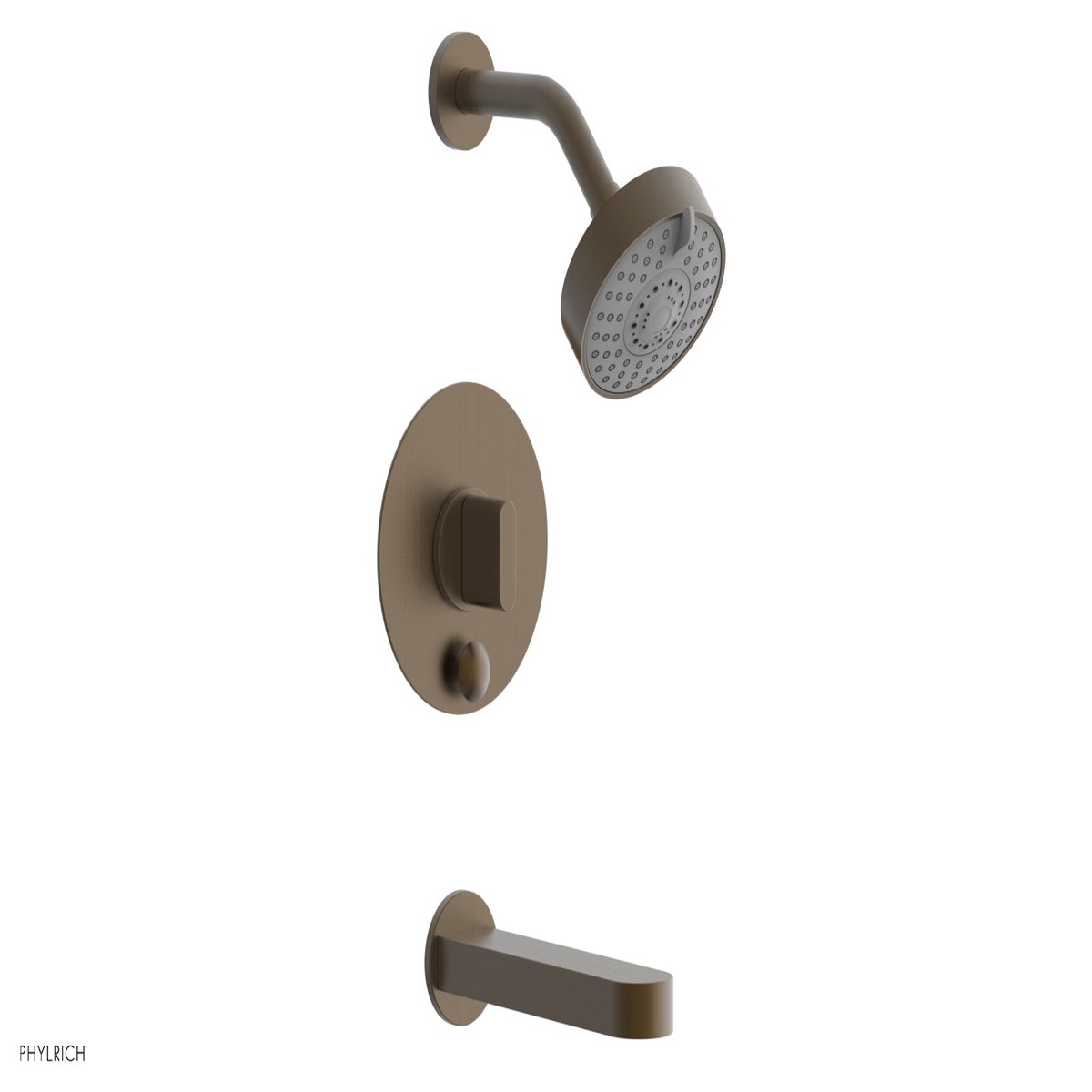 ROND Pressure Balance Tub and Shower Set - Blade Handle 183-26
