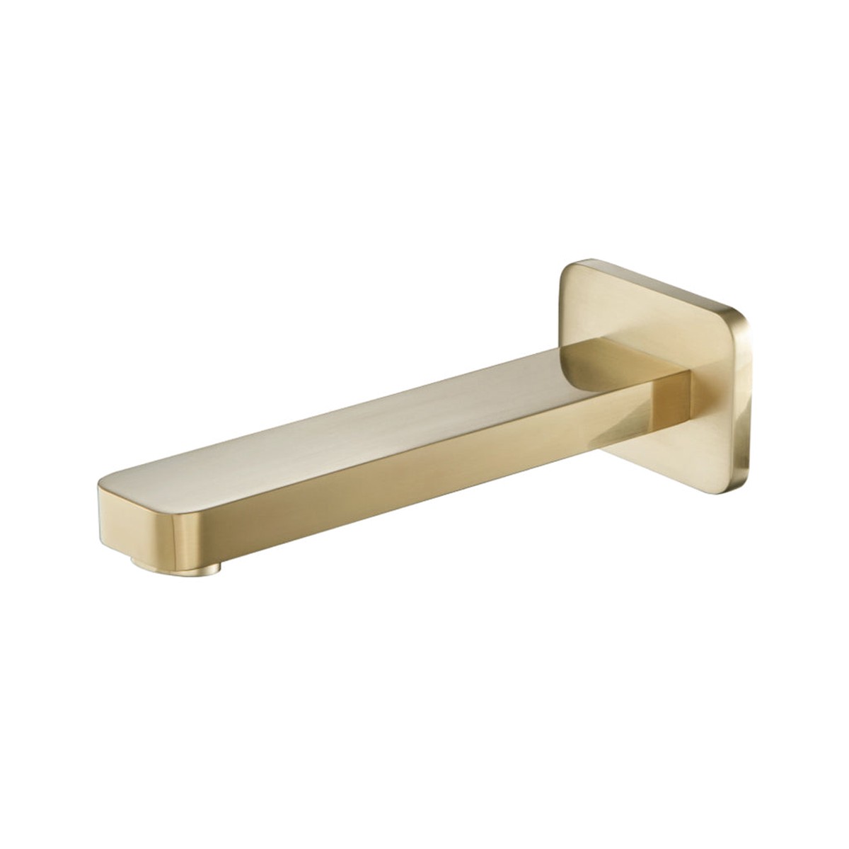 Serie 196 Non Diverting Tub Spout - Wall Mount - 8 BrassSatin Brass