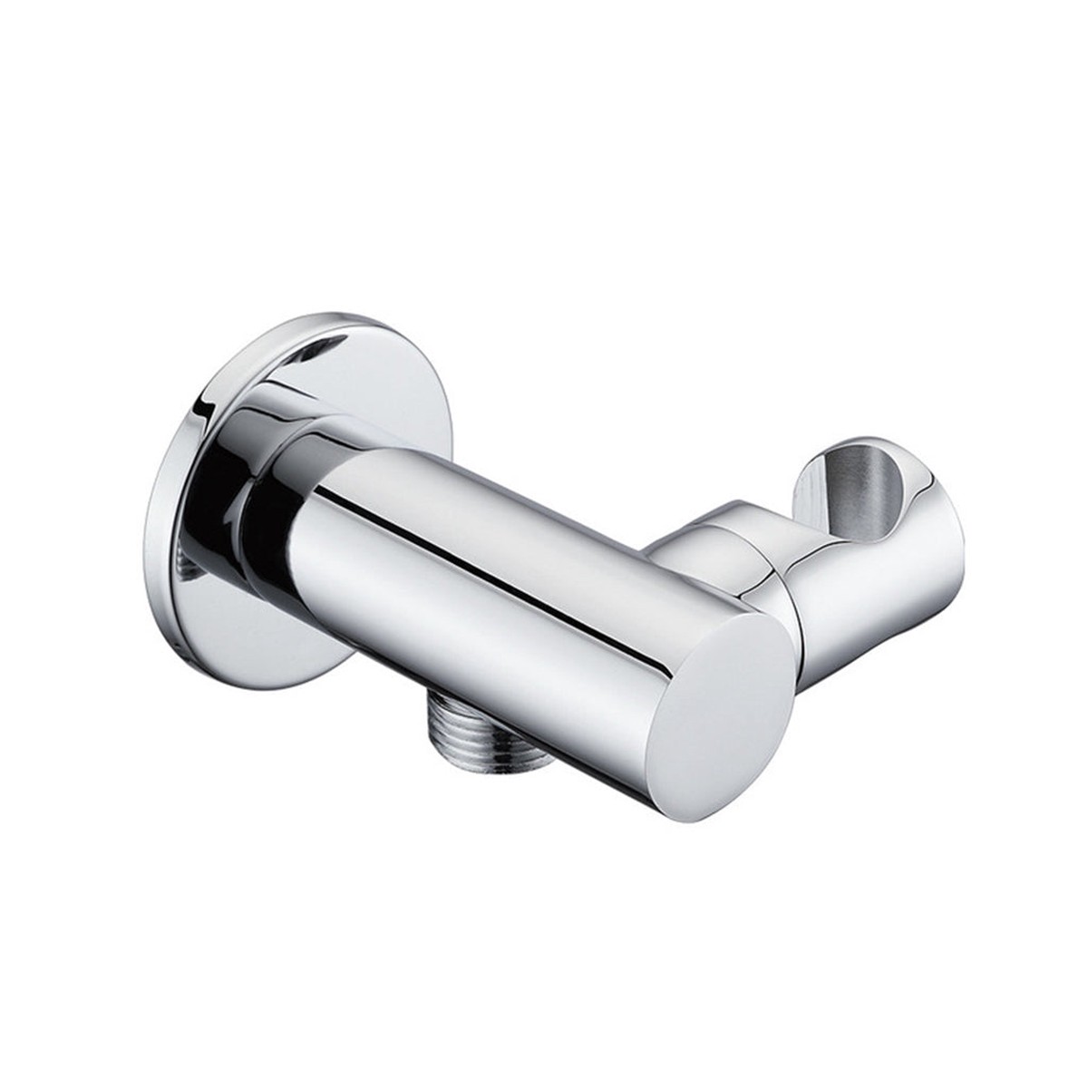 Smart Rotate Hand Shower Holder Connector - Wall Mount - 1 BrassPolished Chrome