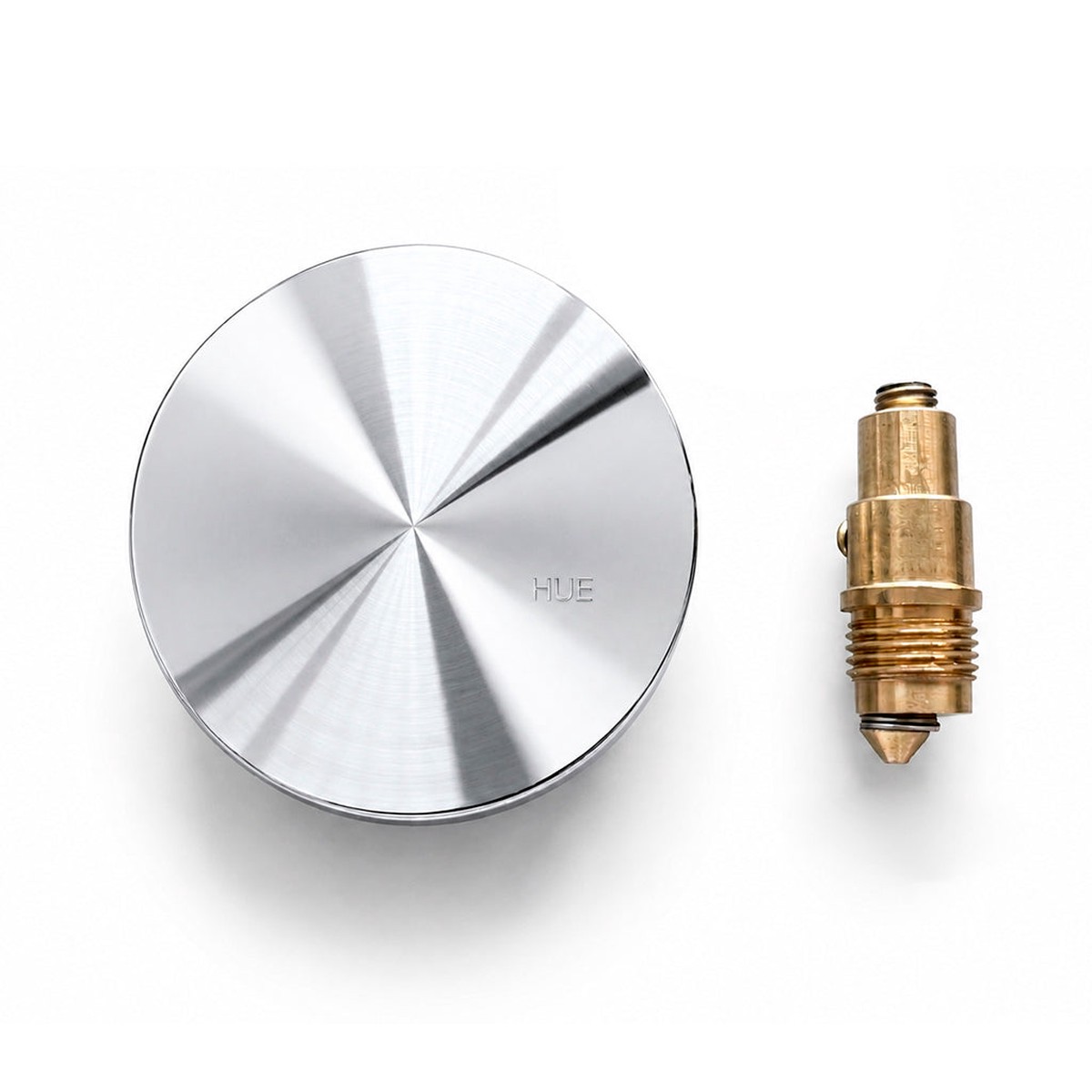 Universal Click-Clack Sink Drain Cap And Core - Drop-In - 2 BrassPolished Chrome