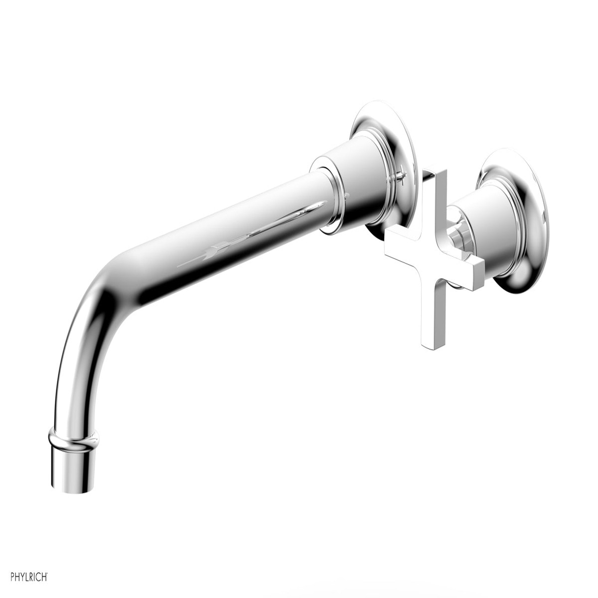 HEX MODERN 10 Single Handle Wall Lavatory Set - Cross Handle 501-17-10