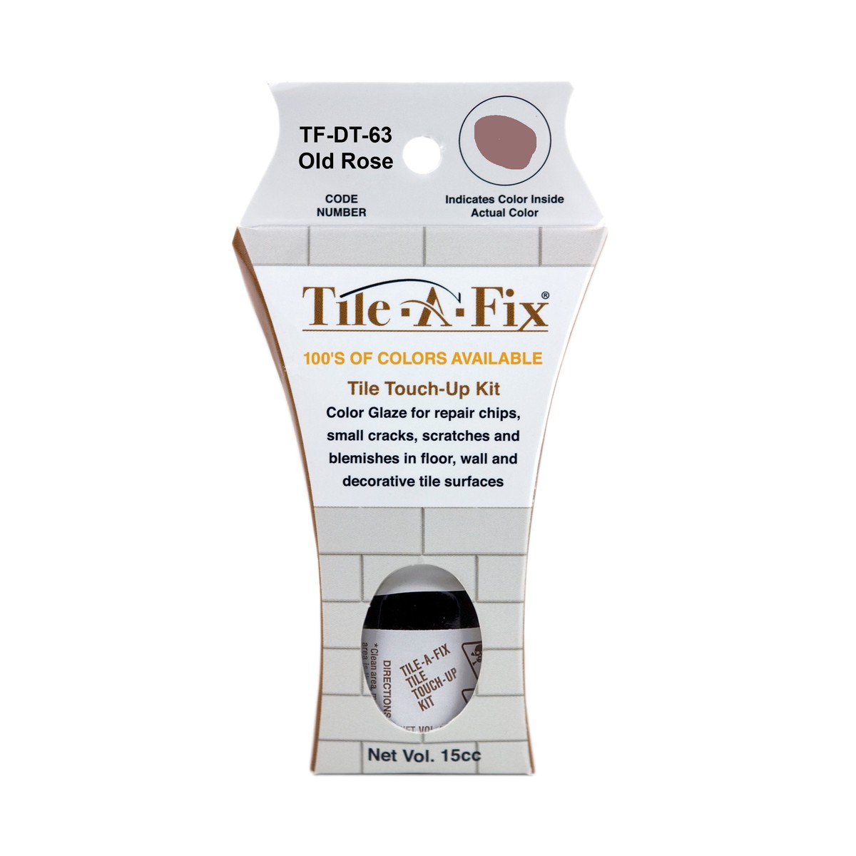 TF-DT-63 Tile-A-Fix Tile Touch Up Repair Glaze - Daltile Old Rose
