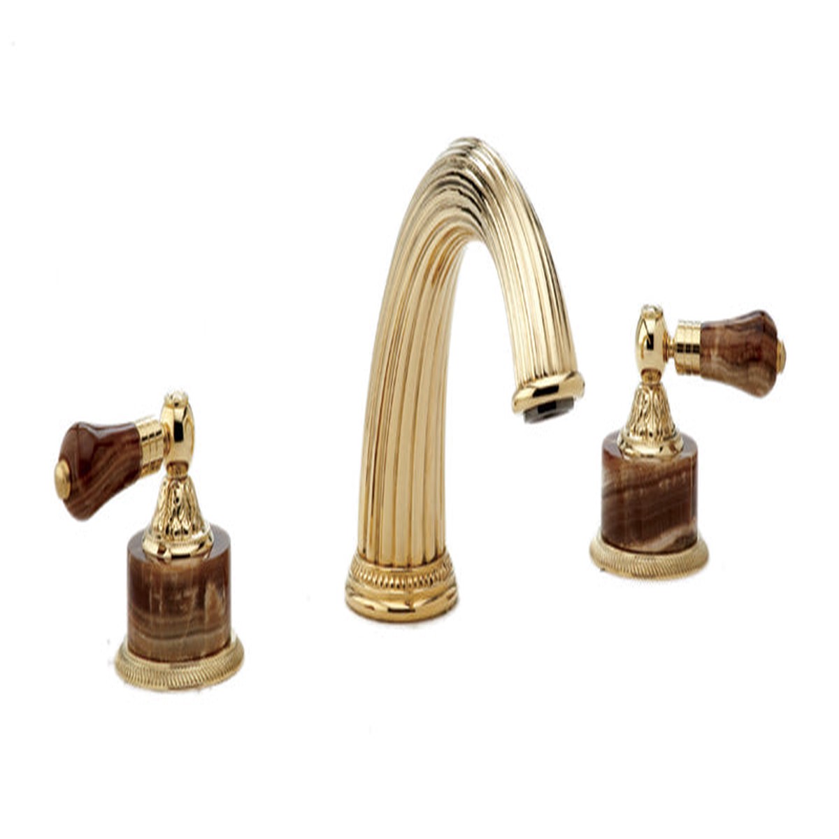 VERSAILLES Deck Tub Set - Montaione Brown Onyx K1241P