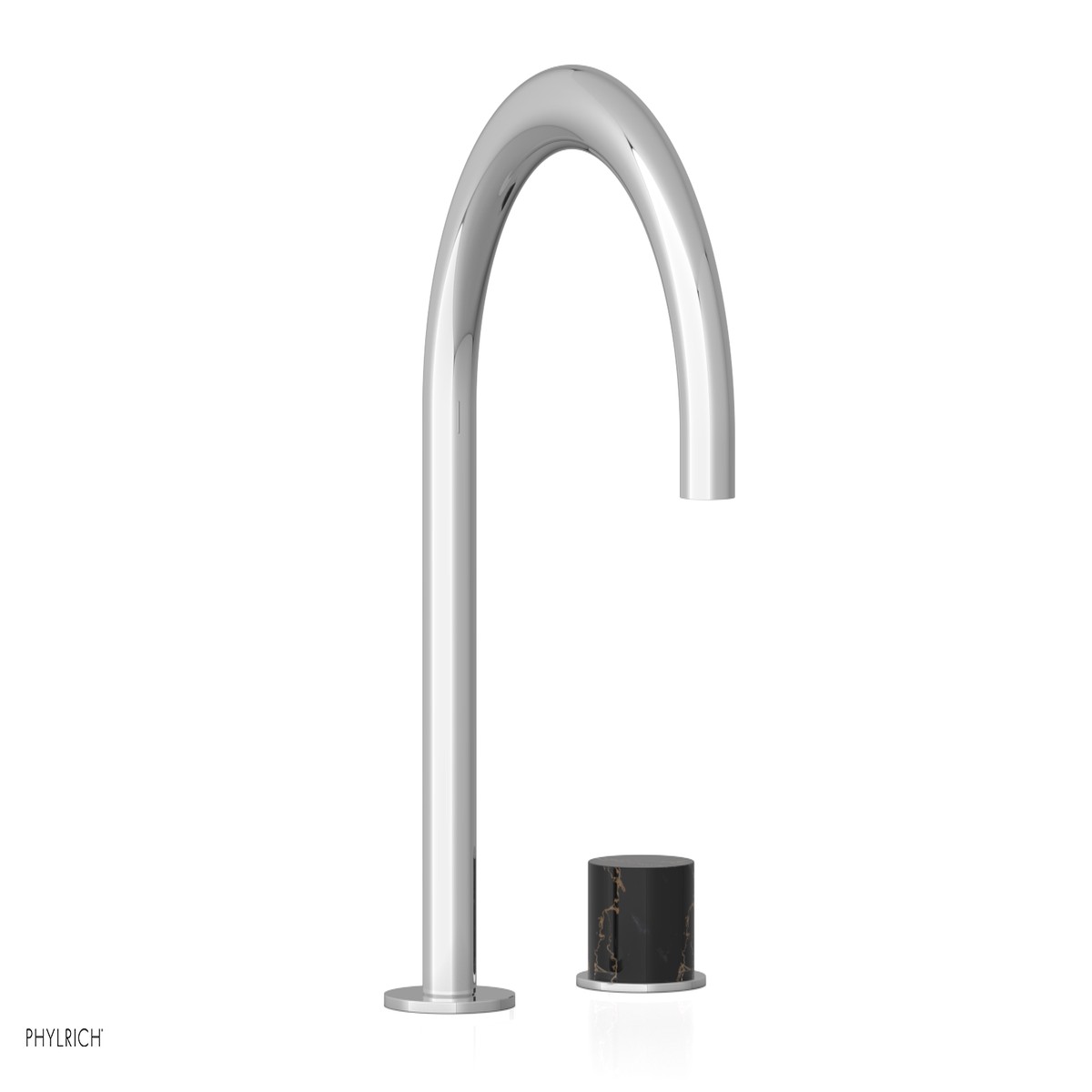 BASIC II - Single Handle Faucet Black Marble Handle 230-05-03