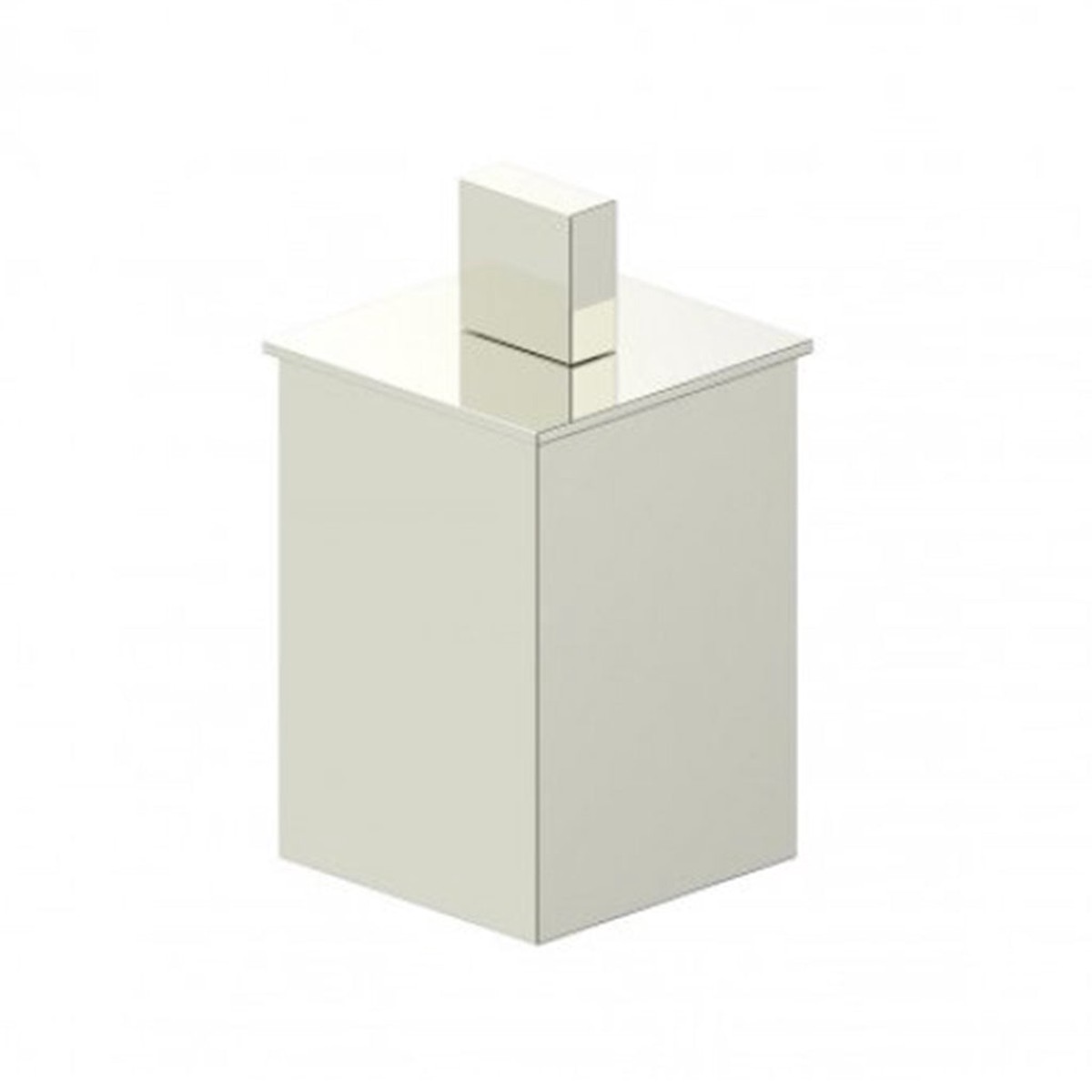 Berlin Large Cotton Box - Free Standing - 7 BrassPolished Nickel