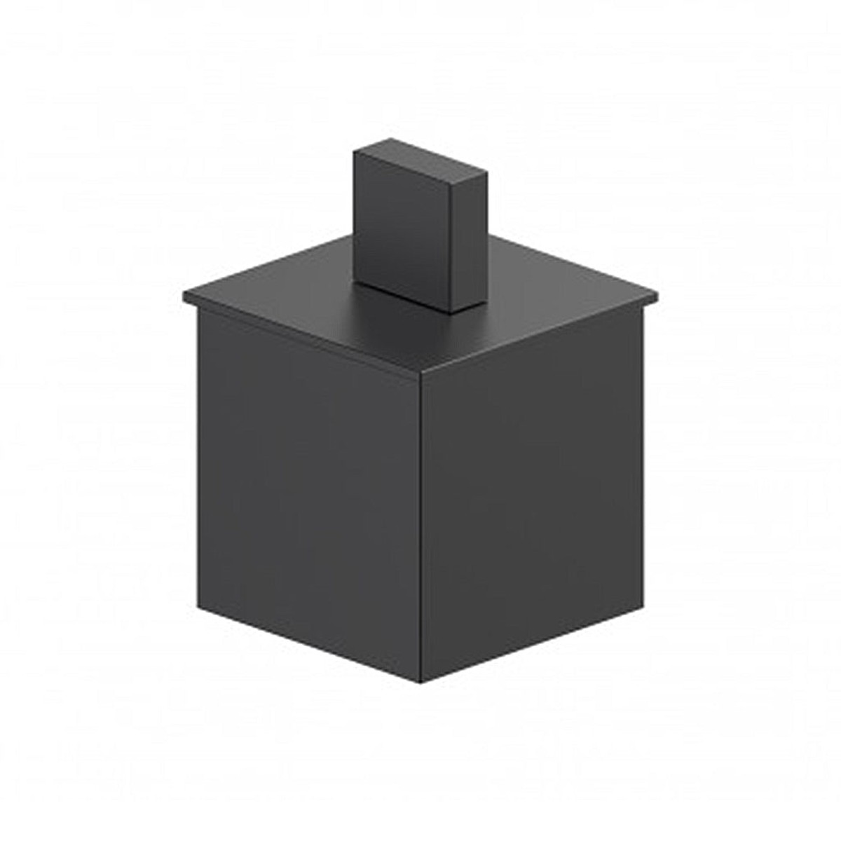 Berlin Small Cotton Box - Free Standing - 4 BrassMatt Black