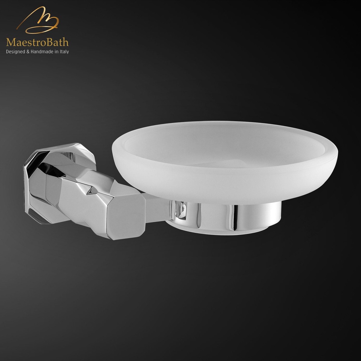 IKON Soap Dish Holder Polished Chrome