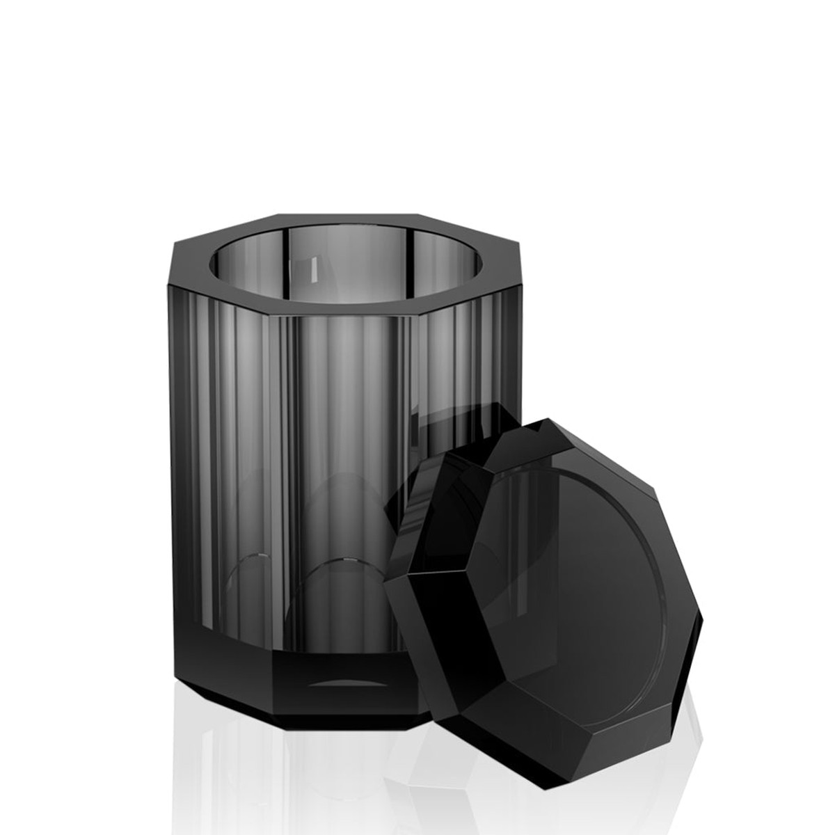 Kristall Multipurpose Box - Free Standing - 4 GlassAnthracite