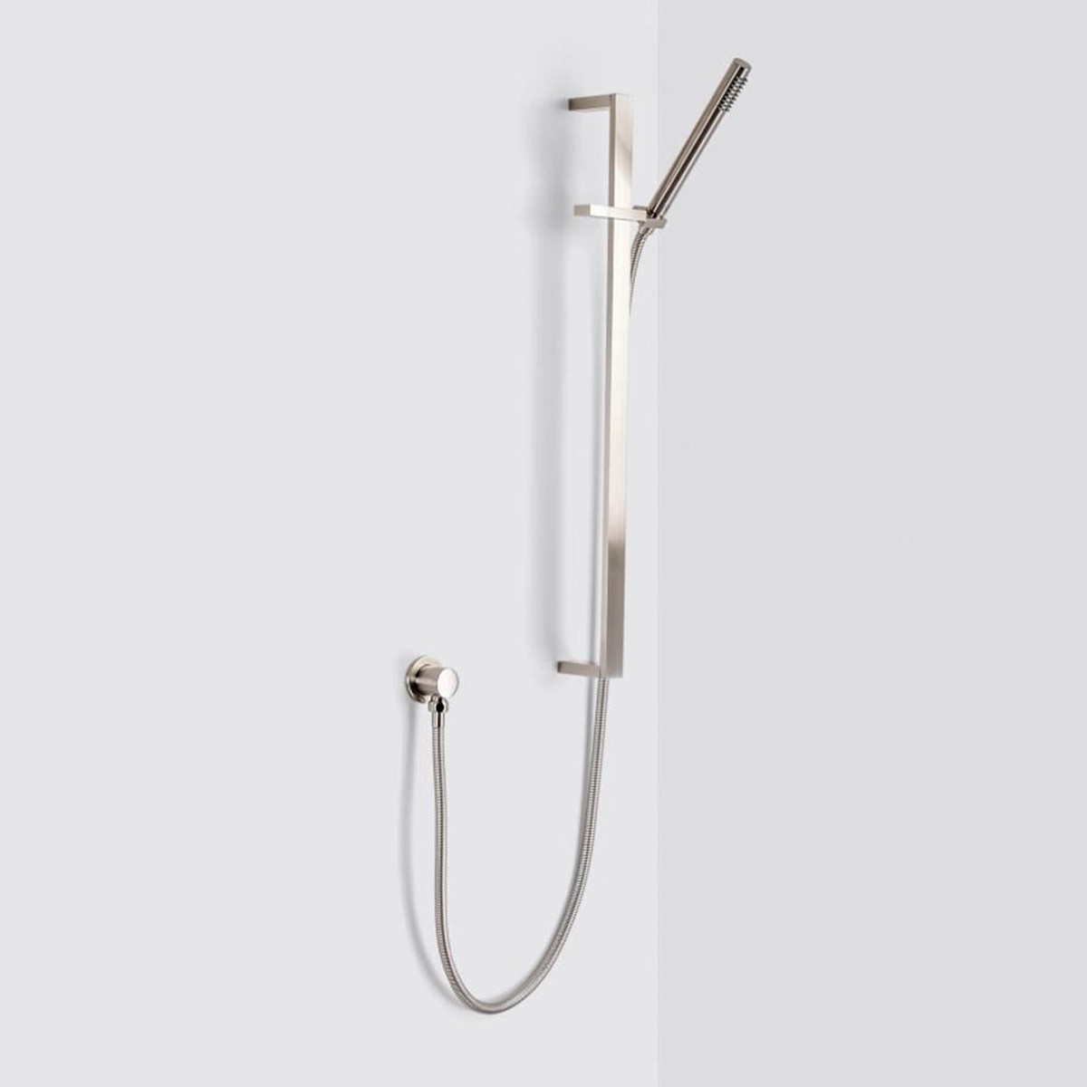 Metro Hand Shower Column Set - Wall Mount - 2 BrassAbsBrushed Nickel