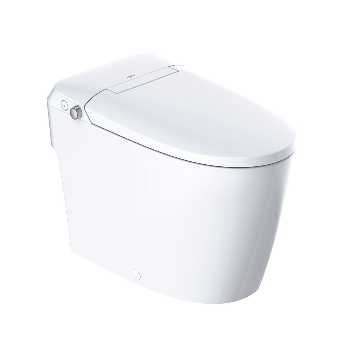 Ultra Plus Elongated Bidet Seat Tankless Single Flush One Piece Toilet - Floor Mount - 15 Vitreous ChinaGloss White