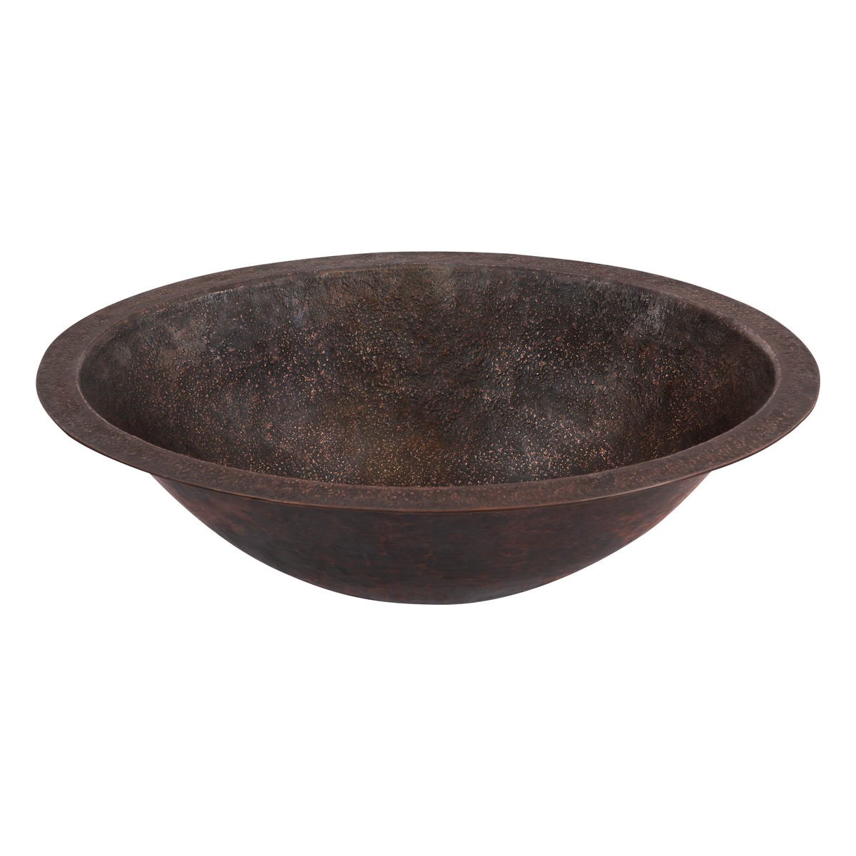 Undermount 19 x 14 Terra Firma 10 Gauge Thick Copper Bathroom Sink