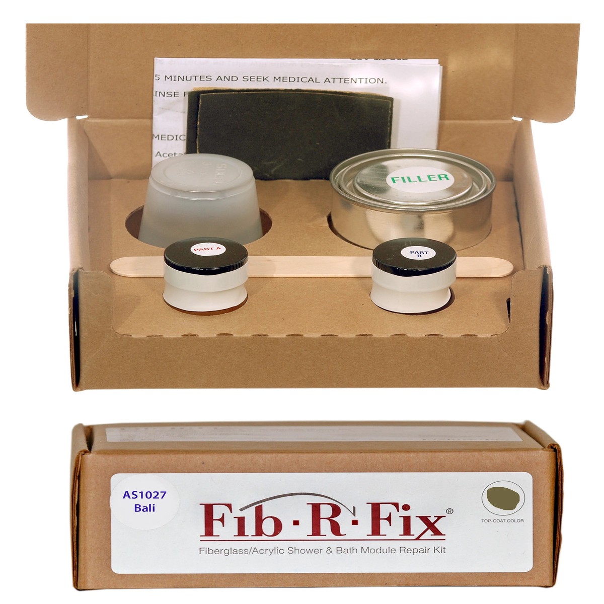 AS1027 American Standard Fib-R-Fix Fiberglass and Acrylic Cosmetic Repair Bali