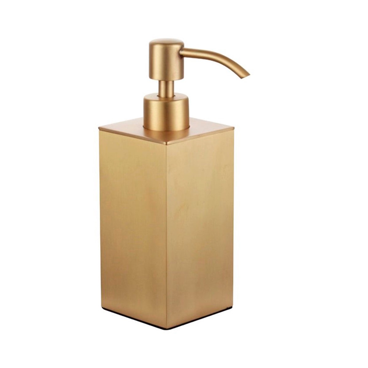 Cubic Soap Dispenser - Free Standing - 7 BrassSatin Brass