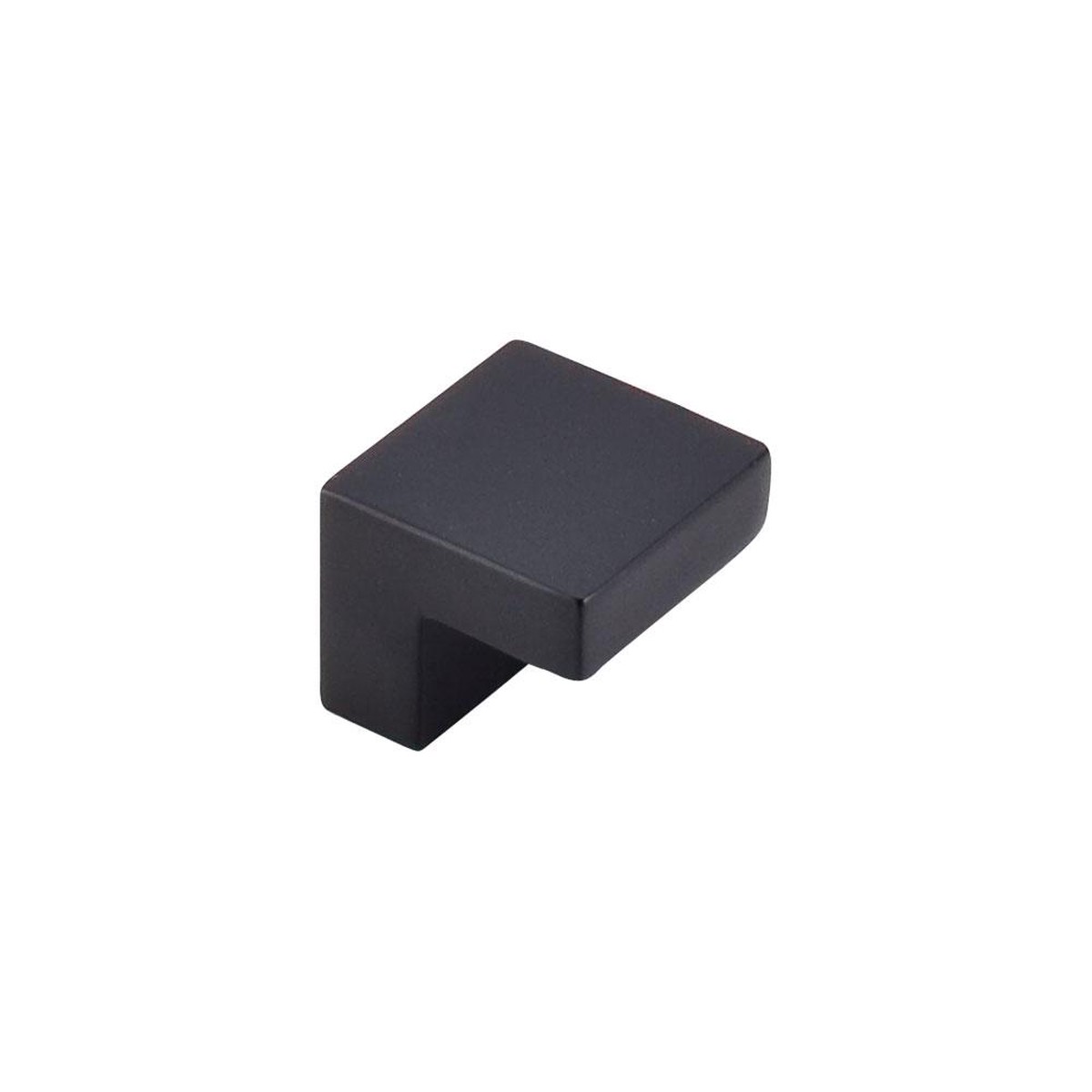 Top Knobs Square Knob in Flat Black