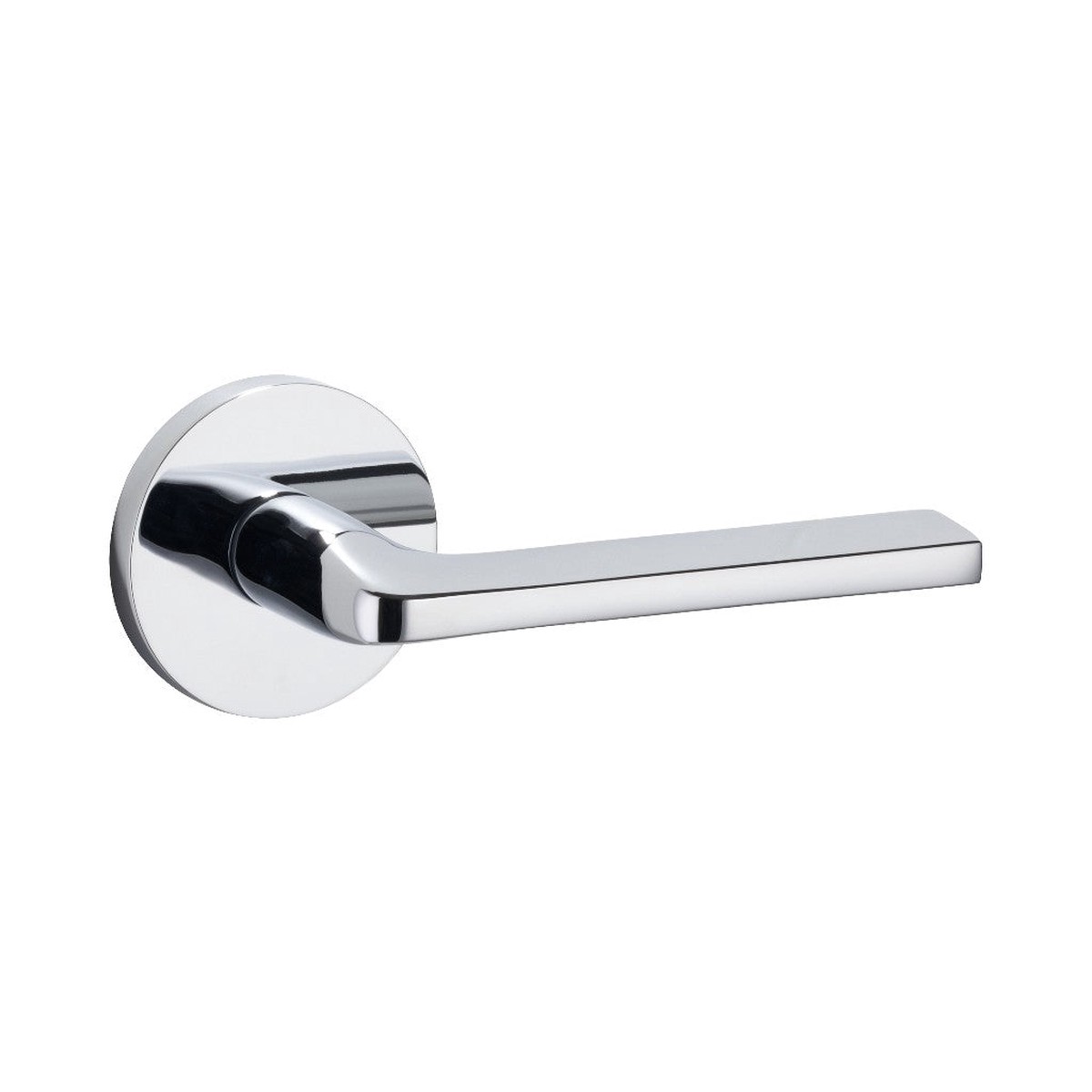 Athena Round Concealed Passage Door Leverset - Door Mount - 6 BrassPolished Chrome