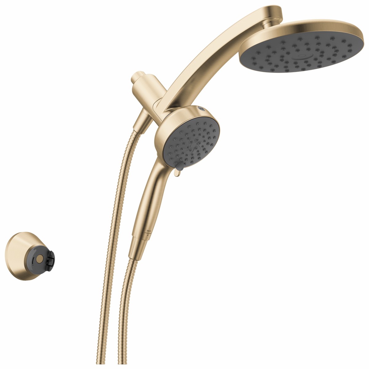 Delta Universal Showering Components 75648CZ PivotPro 3-in-1 Combination Shower with TouchClean Spray Face