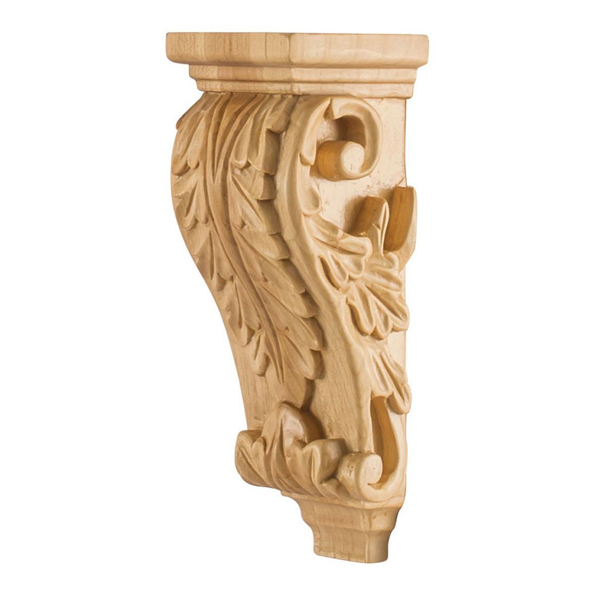 Hardware Resources 2-12 x 2-58 x 7 Hard Maple Petite Acanthus Corbel